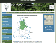 Tablet Screenshot of pamber-pc.gov.uk